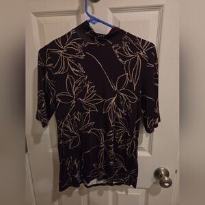 Calvin Klein Dark Floral Short Sleeve Tee